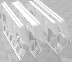 Alternate thicker side armor for Chimera like vehicles - WH40k 