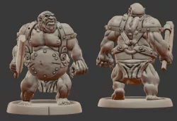 Armoured Ogre With Meatcleaver