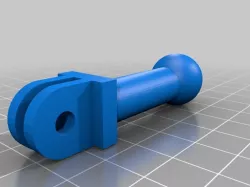 Ball Adapter with Action Camera Mount (2 fin)