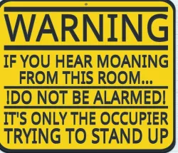 Bedroom/Bathroom Door Sign