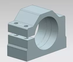 C beam spindle mount