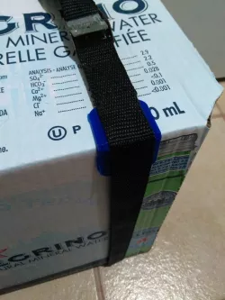 Cardboard box strap protector