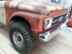 Crawler front bumper Ford F100 1965, optimized for sand casting