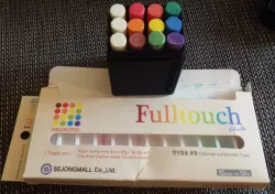Customizable chalk box with inset