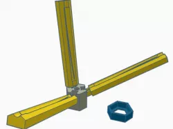 Customizable OpenSCAD Fletching jig