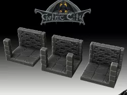 Dungeon Post Tiles (JOIN our PATREON)