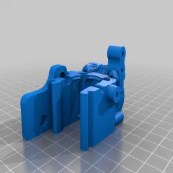 E3D Volcano+BLT+fans compact mount - for Tornado Ender CR10 in Bowden or /BMG/Direct Drive