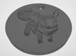Eevee keychain token