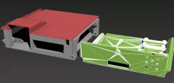 Ender 3 universal rear electronics case REMIX