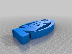 Extruded NERF logo