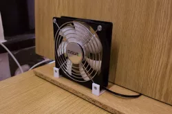Fan holder/stand (customizable)