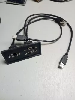 Façade prises USB/RJ45 pour borne arcade