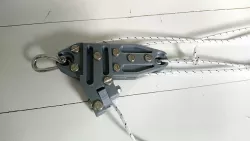 Fiddle block with cam cleat