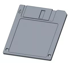 Floppy disk coaster