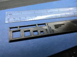Free body diagram ruler -- 6in