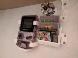 Gameboy Color Mount and three game mount + modular holder.