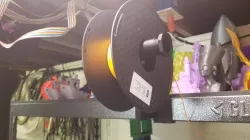 Gladiator shelf spool holder