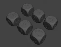 Heroquest "remaster" alternative dice