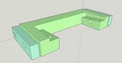 HG/Tamiya P407/Bruiser Front servo mount