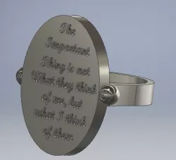 Killing Eve Villanelle and Eve Ring size 5