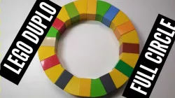 Lego Duplo 2x2 30 deg angled brick (so you can make a full circle)