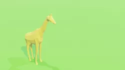 Low poly Giraffe