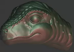Lucky the Dinosaur Head