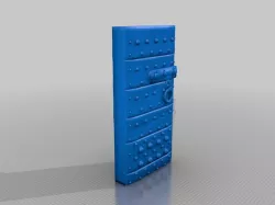 Medieval steel door