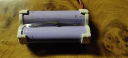Minimalist 2S 18650 Battery Pack for FPV Goggles