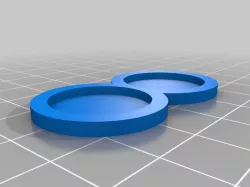 movement tray for 19mm figures bases