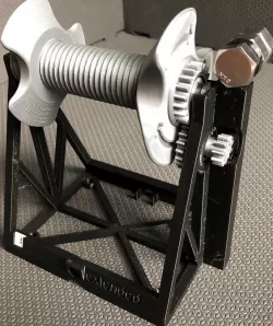 Multiple Mechanism Auto-Rewind Spool Holder