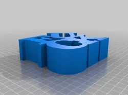 My Customized WORD Sculpture