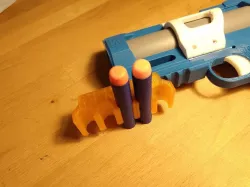 NERF dart holder for picatinny rail
