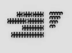 PC Cable Combs - complete comb kit