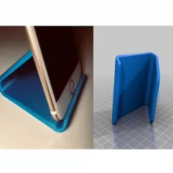Phone holder Phone stand - print on side
