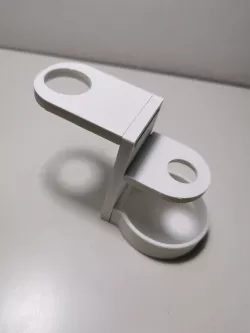 Picnic tap holder with drip cup for corny keg