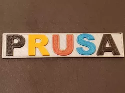 PRUSA i3 Mk3s MMU2 1st print test