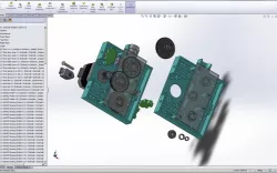 Remote geared drive for 3mm filament