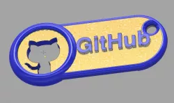 Rotary GitHub Keychain