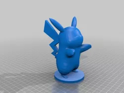 rounded pikachu