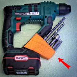 SDS bits holder for Lidl / Parkside drill PABH 20-Li B2