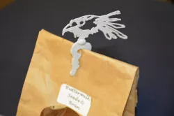 Secretary Bird Bad Hair Day Clip