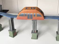 sky train - miniature 32mm tabletop toy 