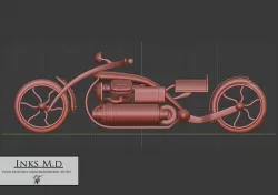 Steampunk Motorcycle