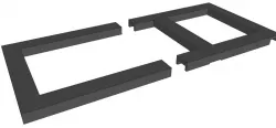 Strip Lighting Mount for Top of Ender 3