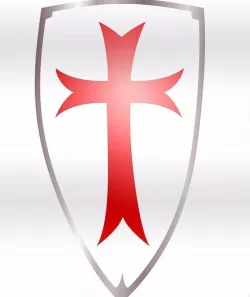Templar Shield mini-figure