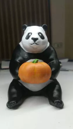 the cute pumpkin panda 