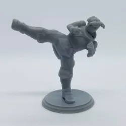 Tiefling Monk - Tabletop RPG Miniature, 28mm