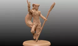 Tiefling Warlock - Tabletop Miniature