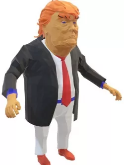 Trump 3d cad file 